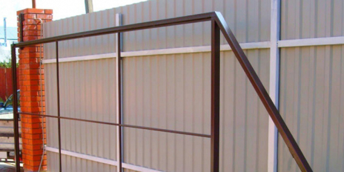 Комплект стандарт для откатных ворот с шиной 6 м + каркас